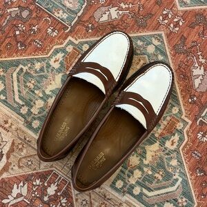 G.H. Bass & Co. Women’s Brown and White Loafers